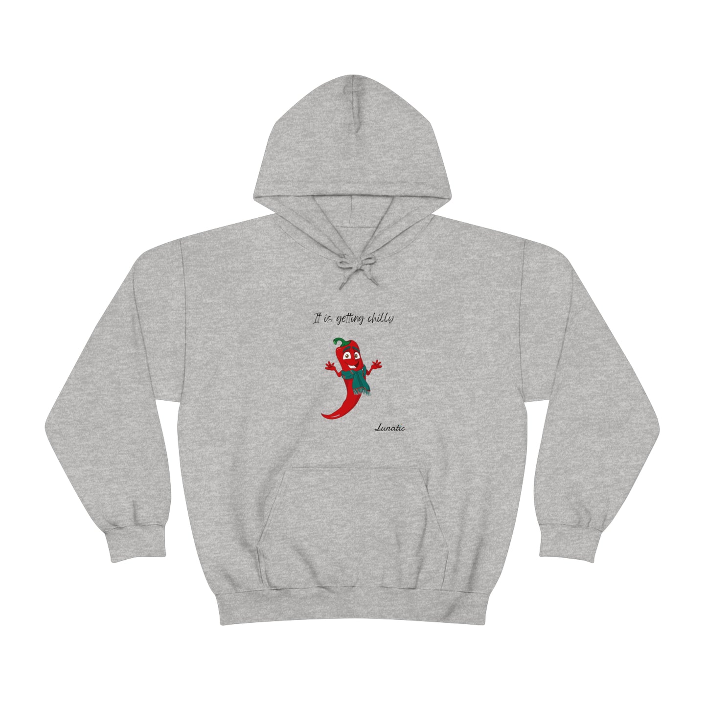 "It is getting chilly" Unisex Blend™ Hooded Sweatshirt