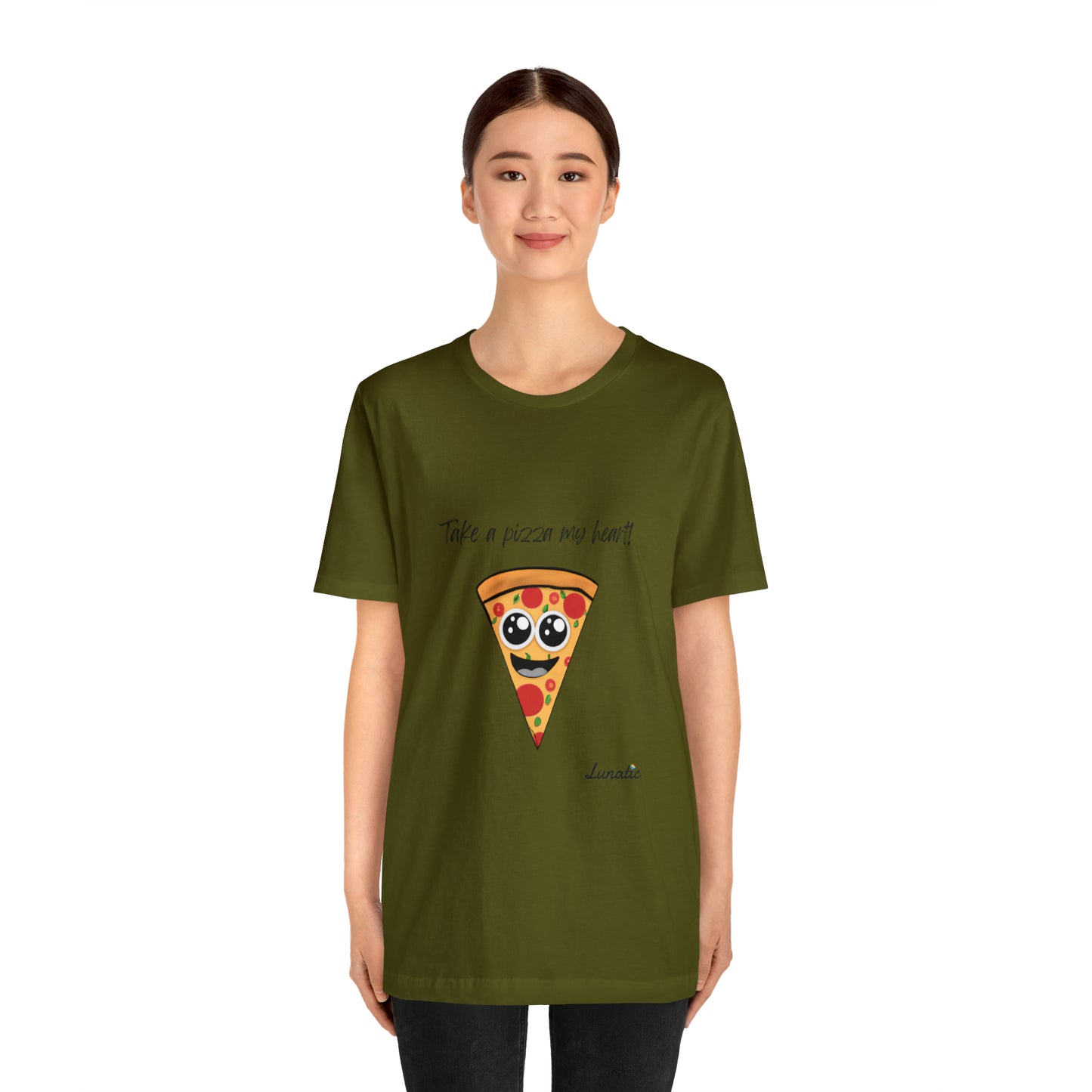 "Take a pizza my heart" Unisex T-Shirt