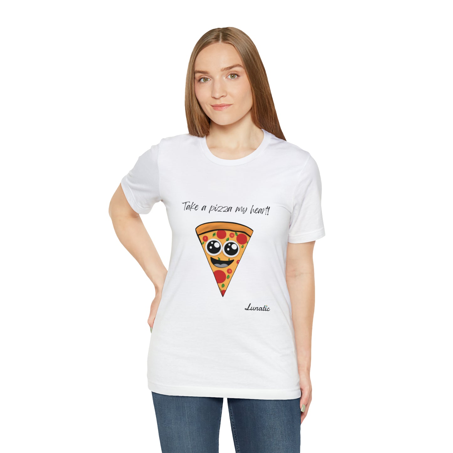 "Take a pizza my heart" Unisex T-Shirt