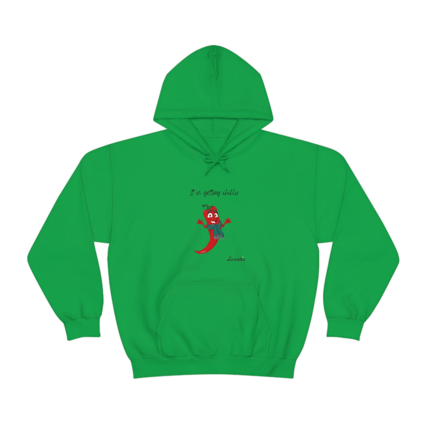 "It is getting chilly" Unisex Blend™ Hooded Sweatshirt