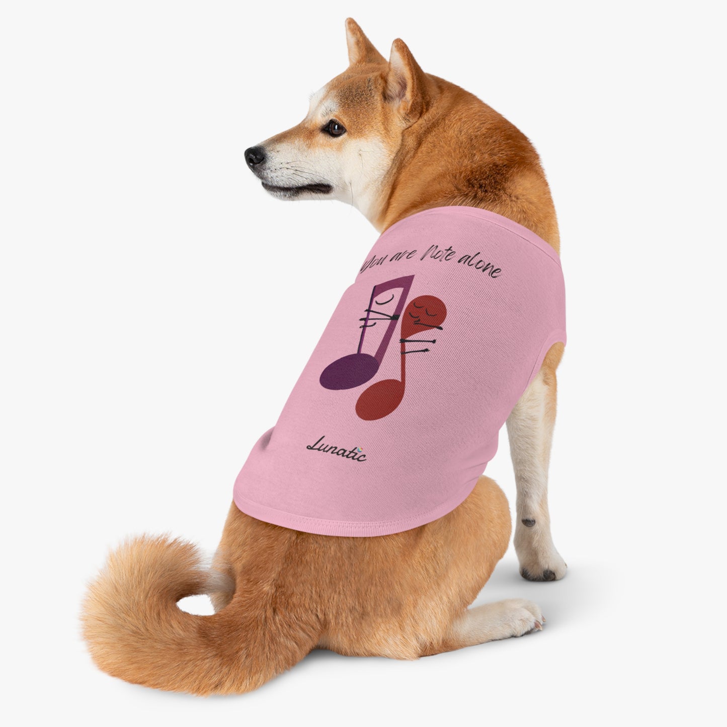 "You are Note alone" Pet Tank Top