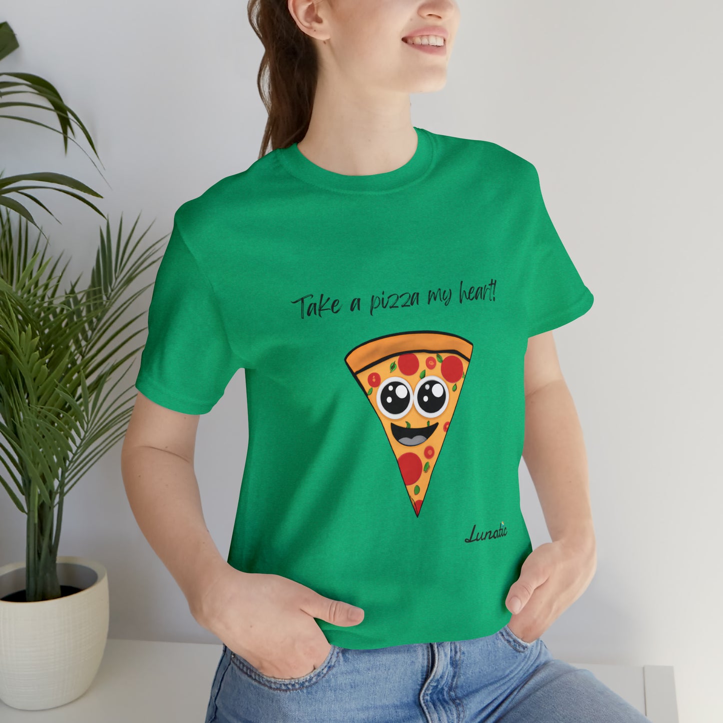 "Take a pizza my heart" Unisex T-Shirt