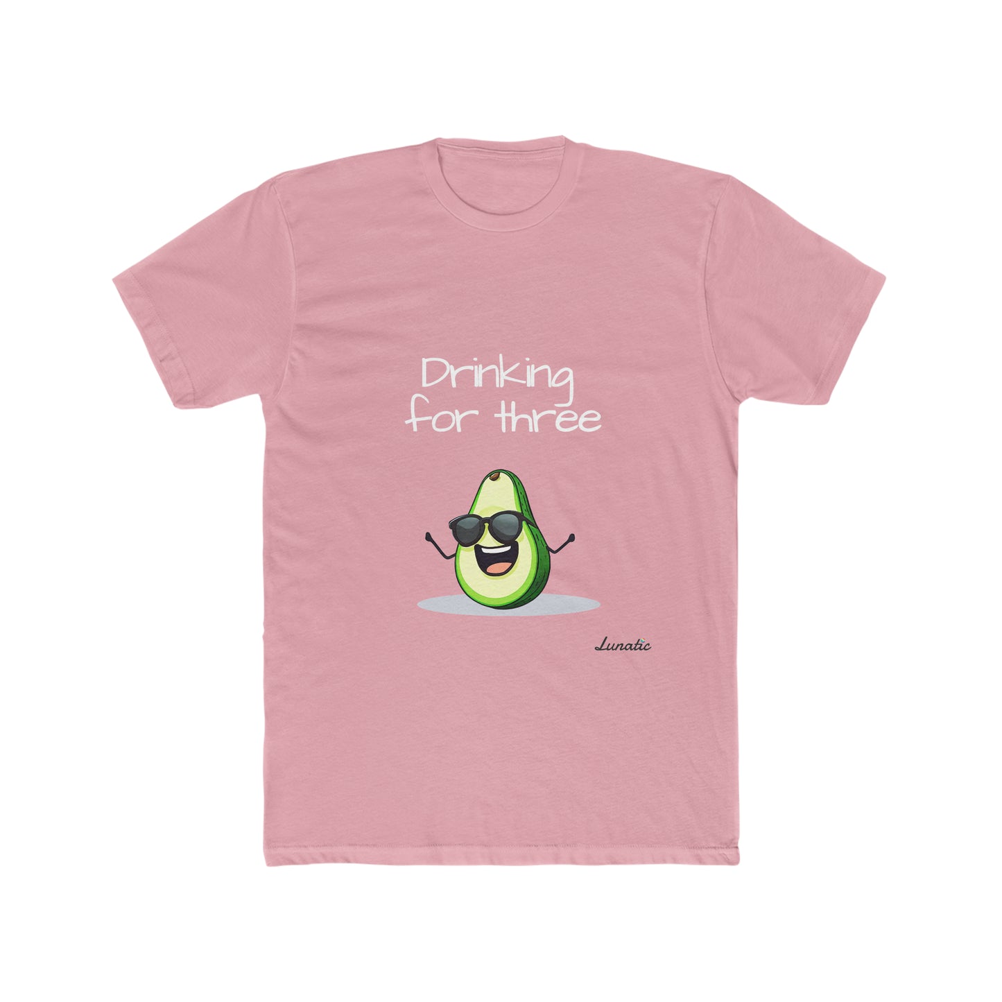 "Drinking for three" Men's Cotton Tee