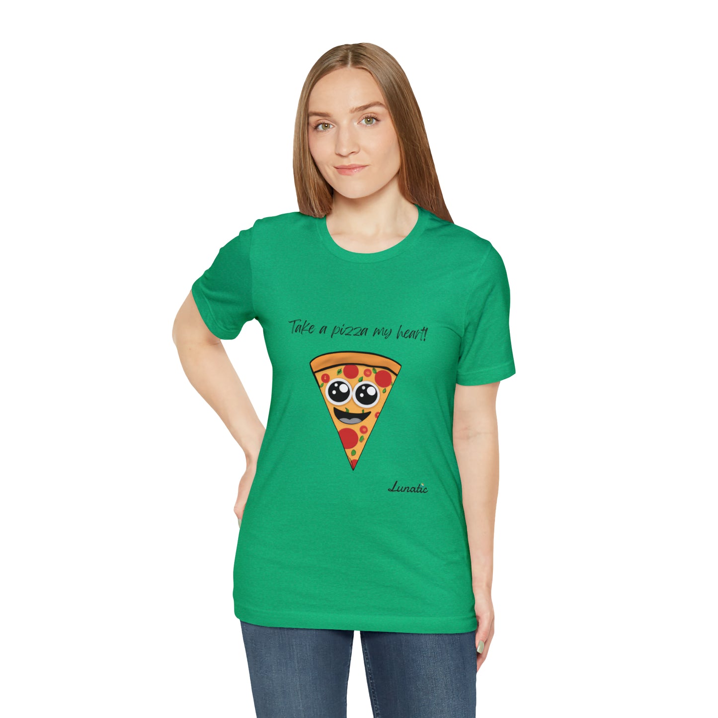 "Take a pizza my heart" Unisex T-Shirt