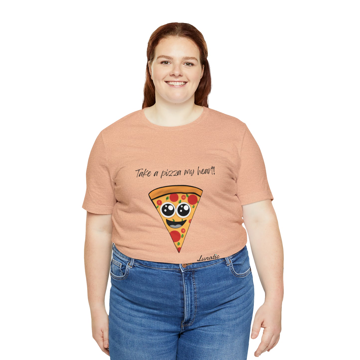 "Take a pizza my heart" Unisex T-Shirt