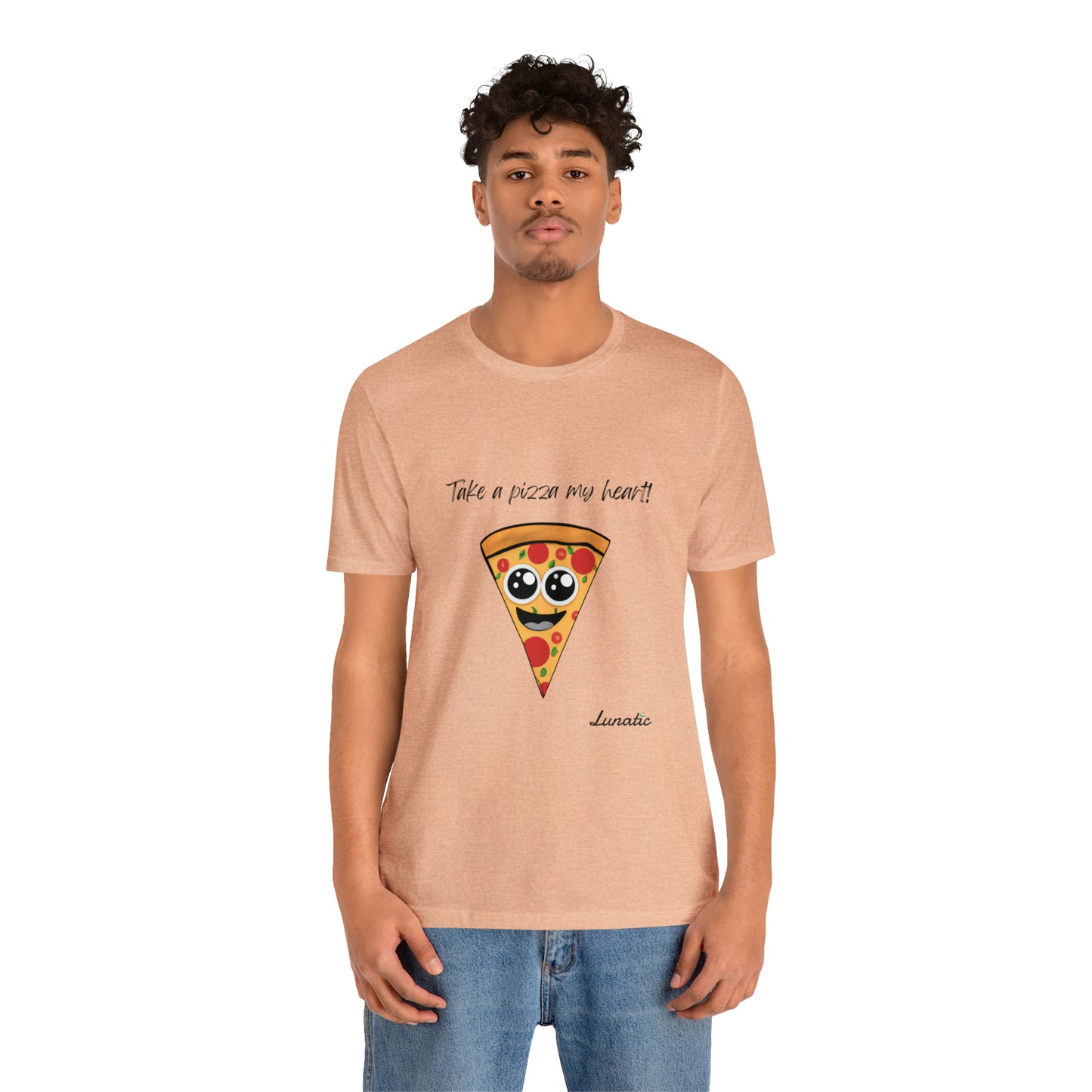 "Take a pizza my heart" Unisex T-Shirt