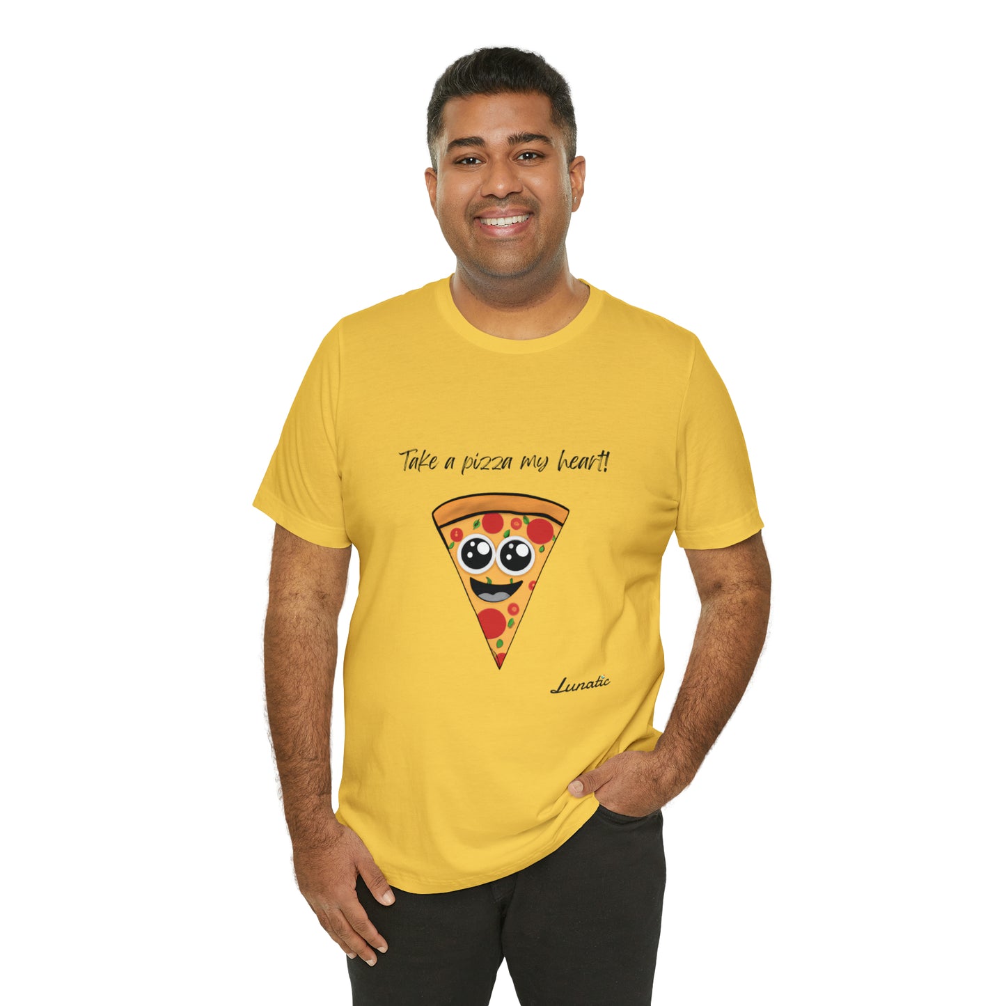 "Take a pizza my heart" Unisex T-Shirt