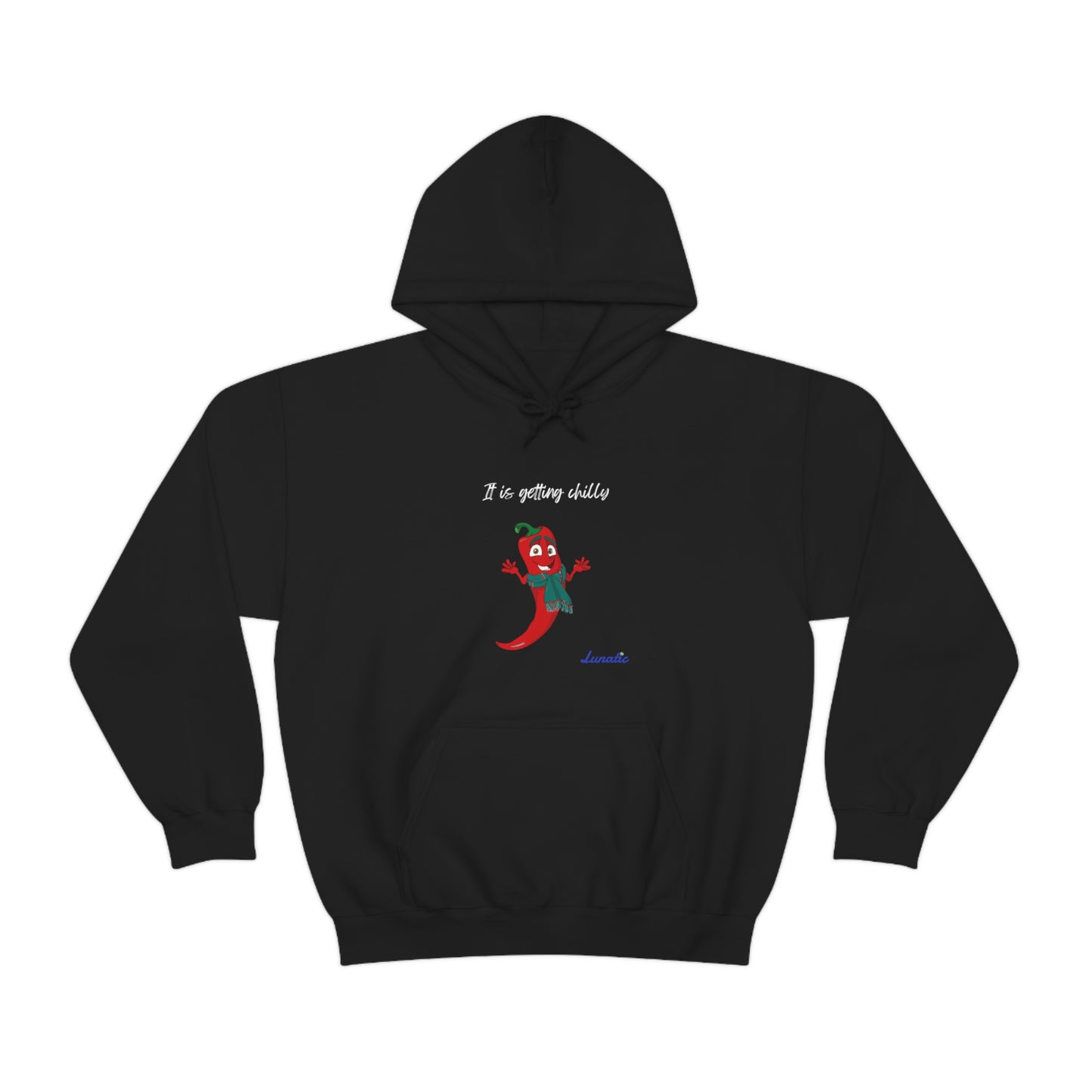 "It is getting chilly" Unisex Blend™ Hooded Sweatshirt