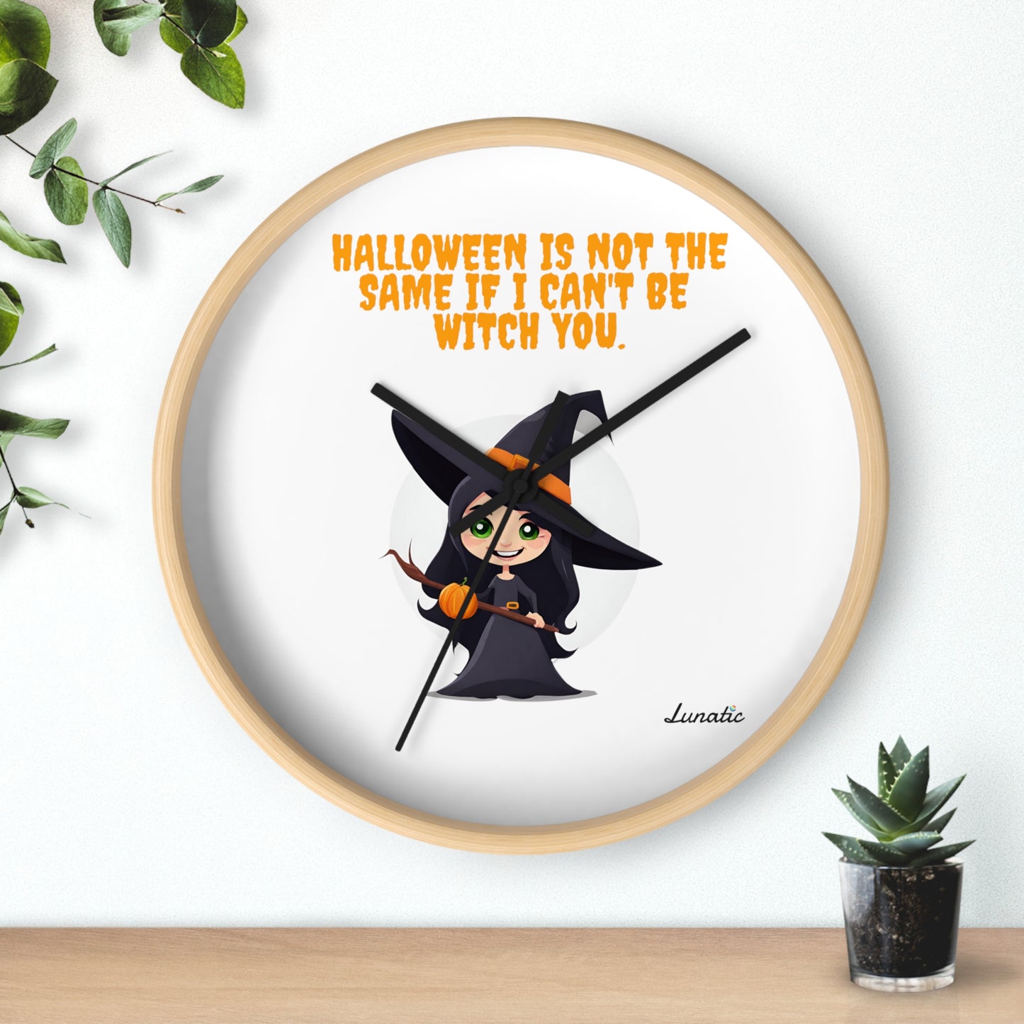 Witch Wall Clock