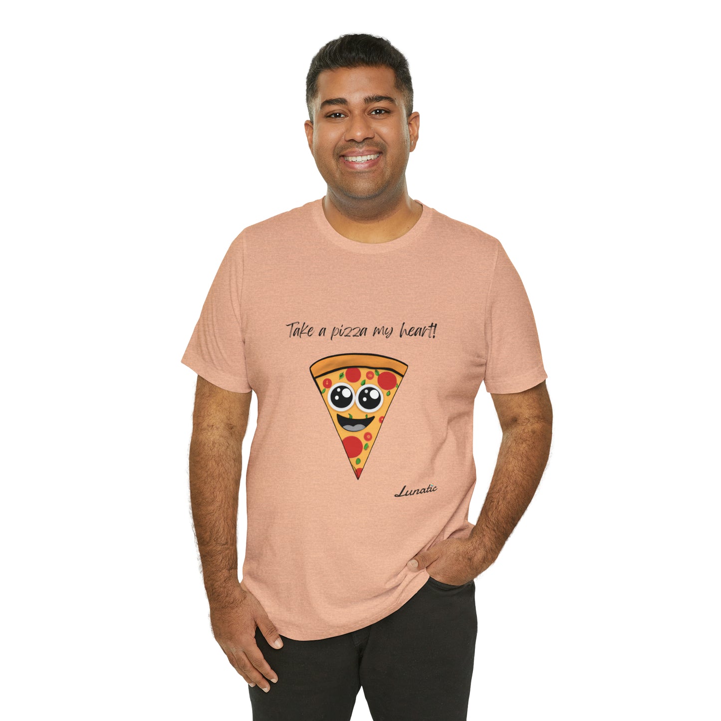 "Take a pizza my heart" Unisex T-Shirt