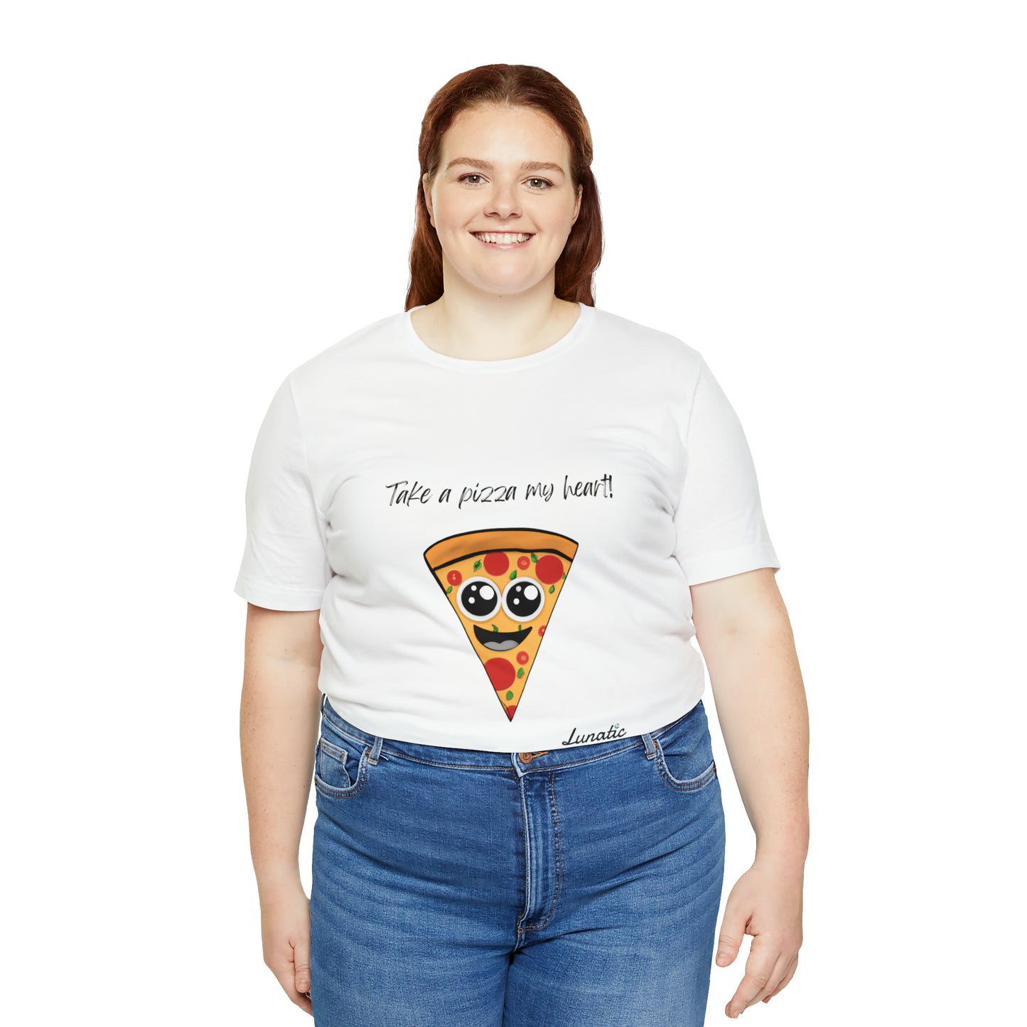 "Take a pizza my heart" Unisex T-Shirt