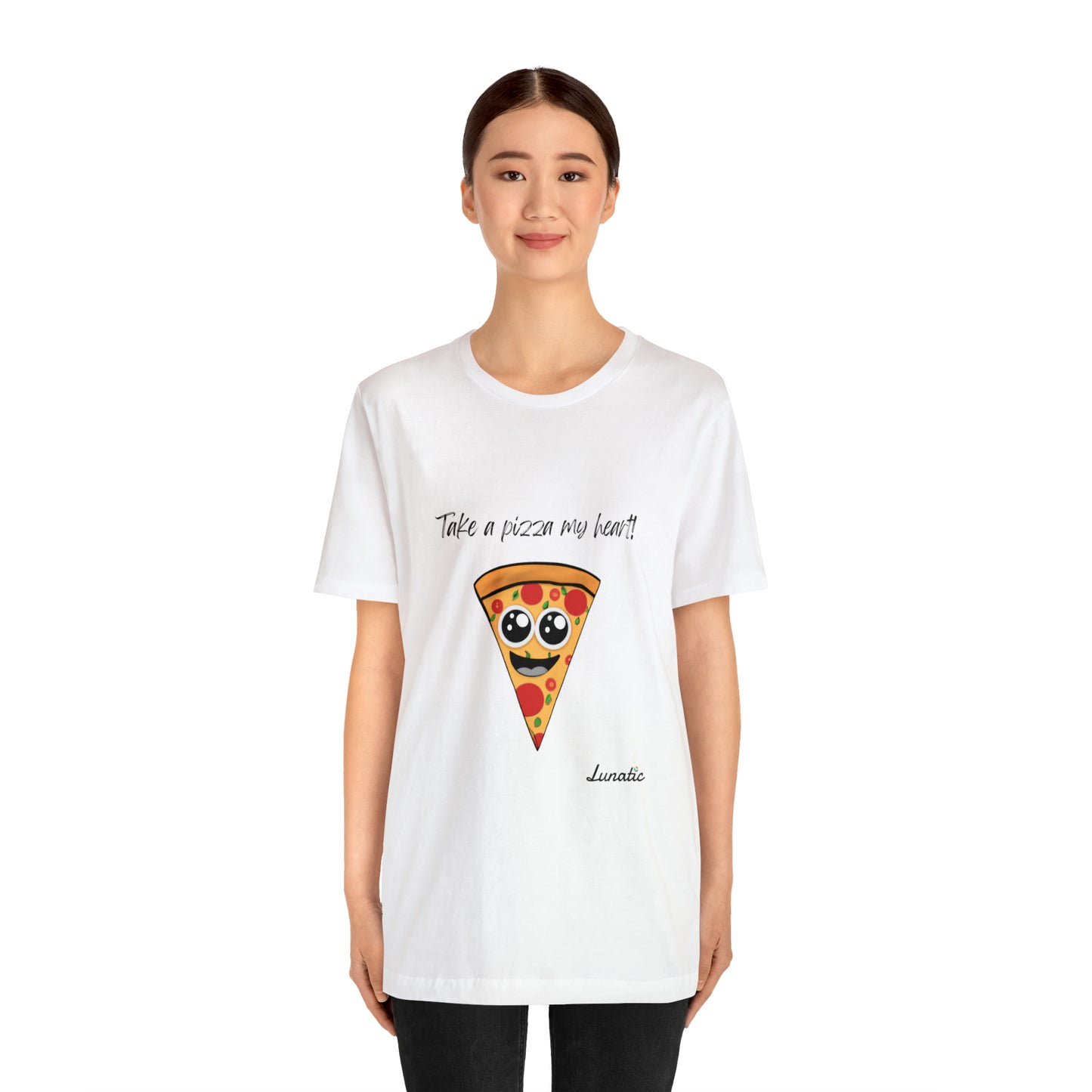 "Take a pizza my heart" Unisex T-Shirt