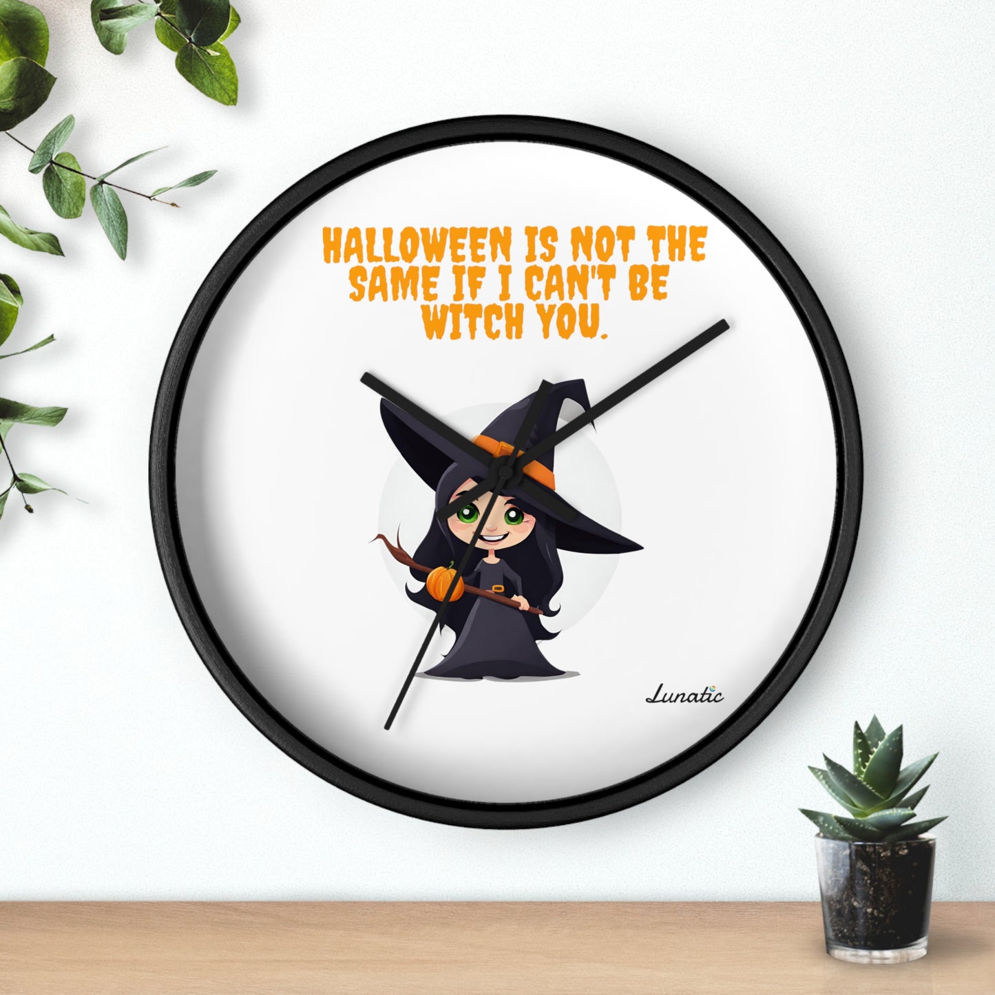 Witch Wall Clock