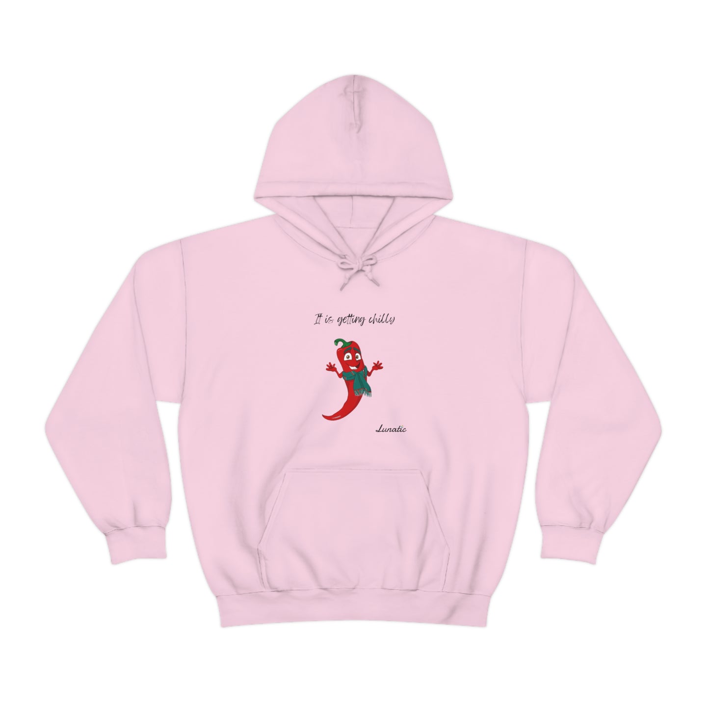 "It is getting chilly" Unisex Blend™ Hooded Sweatshirt