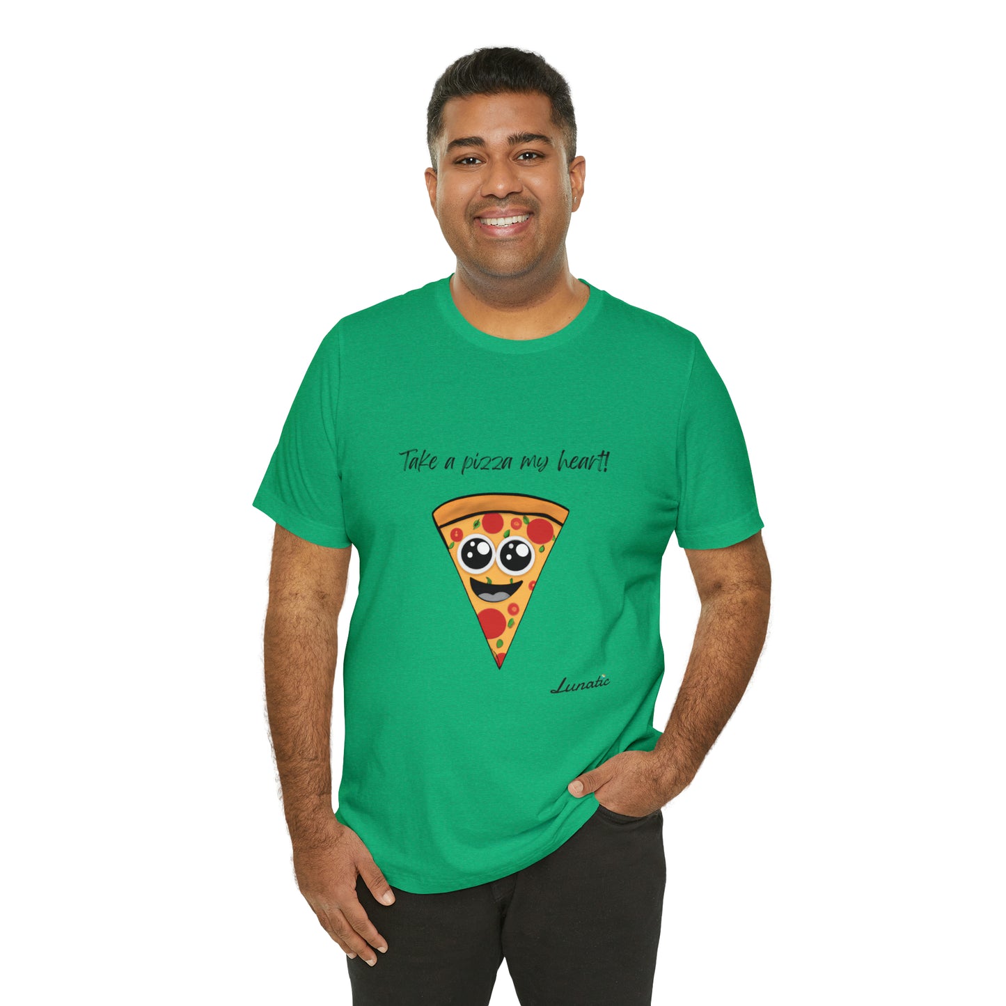 "Take a pizza my heart" Unisex T-Shirt