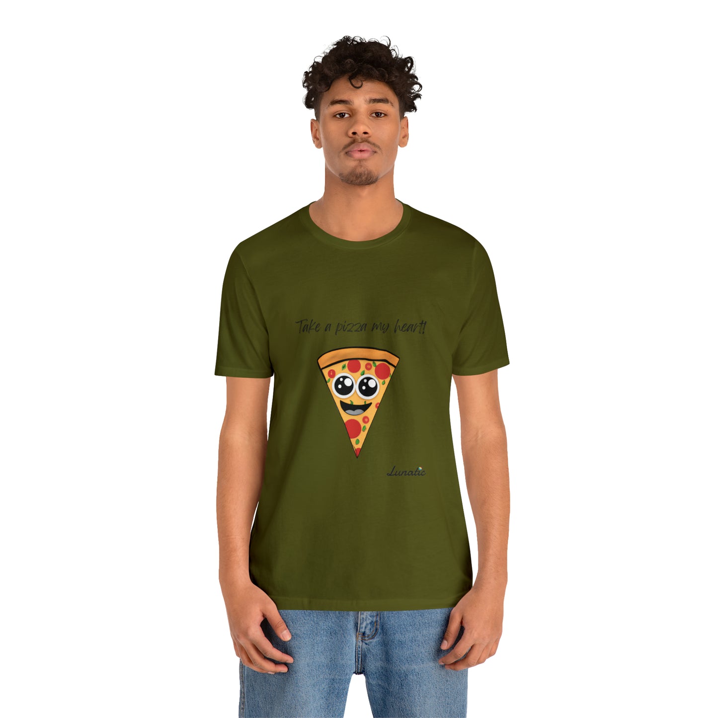 "Take a pizza my heart" Unisex T-Shirt