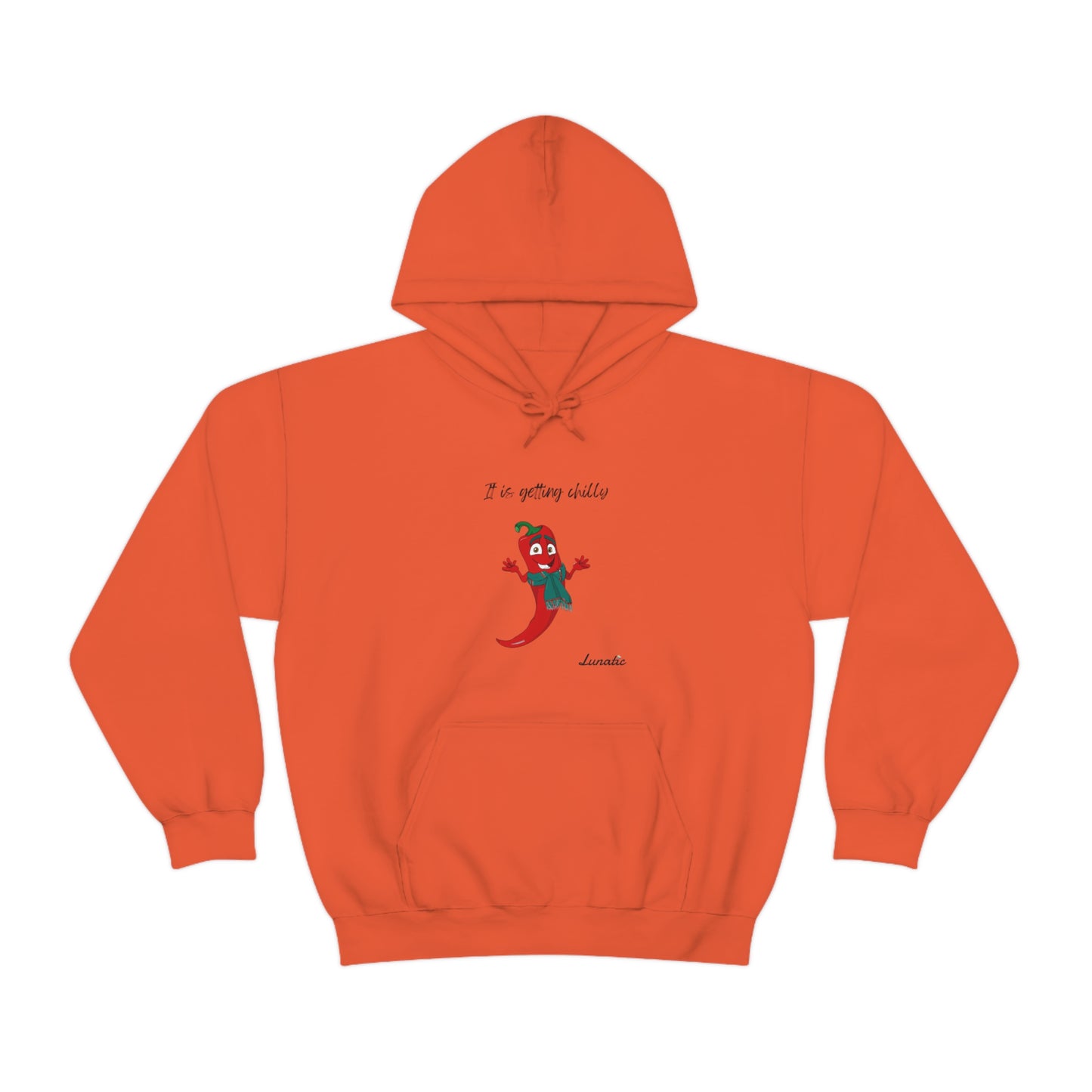 "It is getting chilly" Unisex Blend™ Hooded Sweatshirt