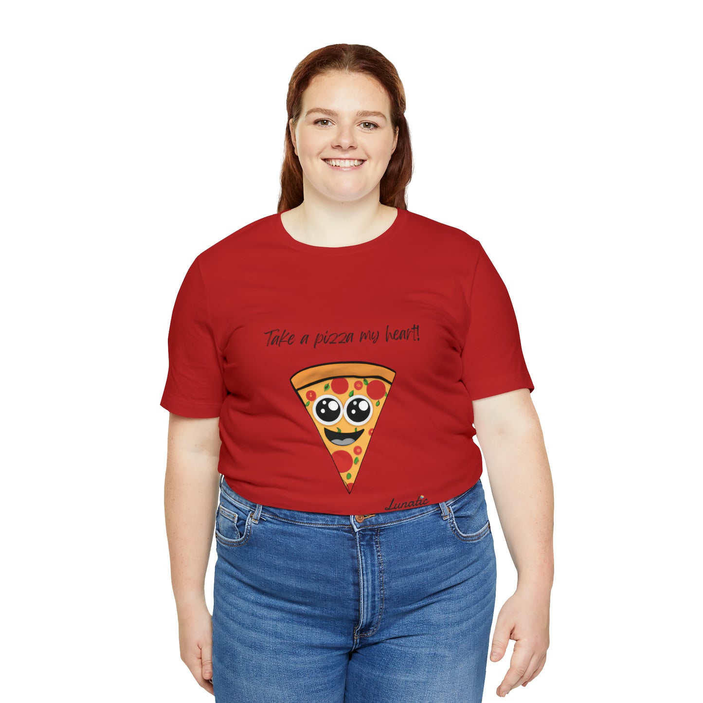 "Take a pizza my heart" Unisex T-Shirt