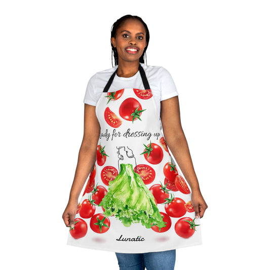 "Ready for dressing up" Apron