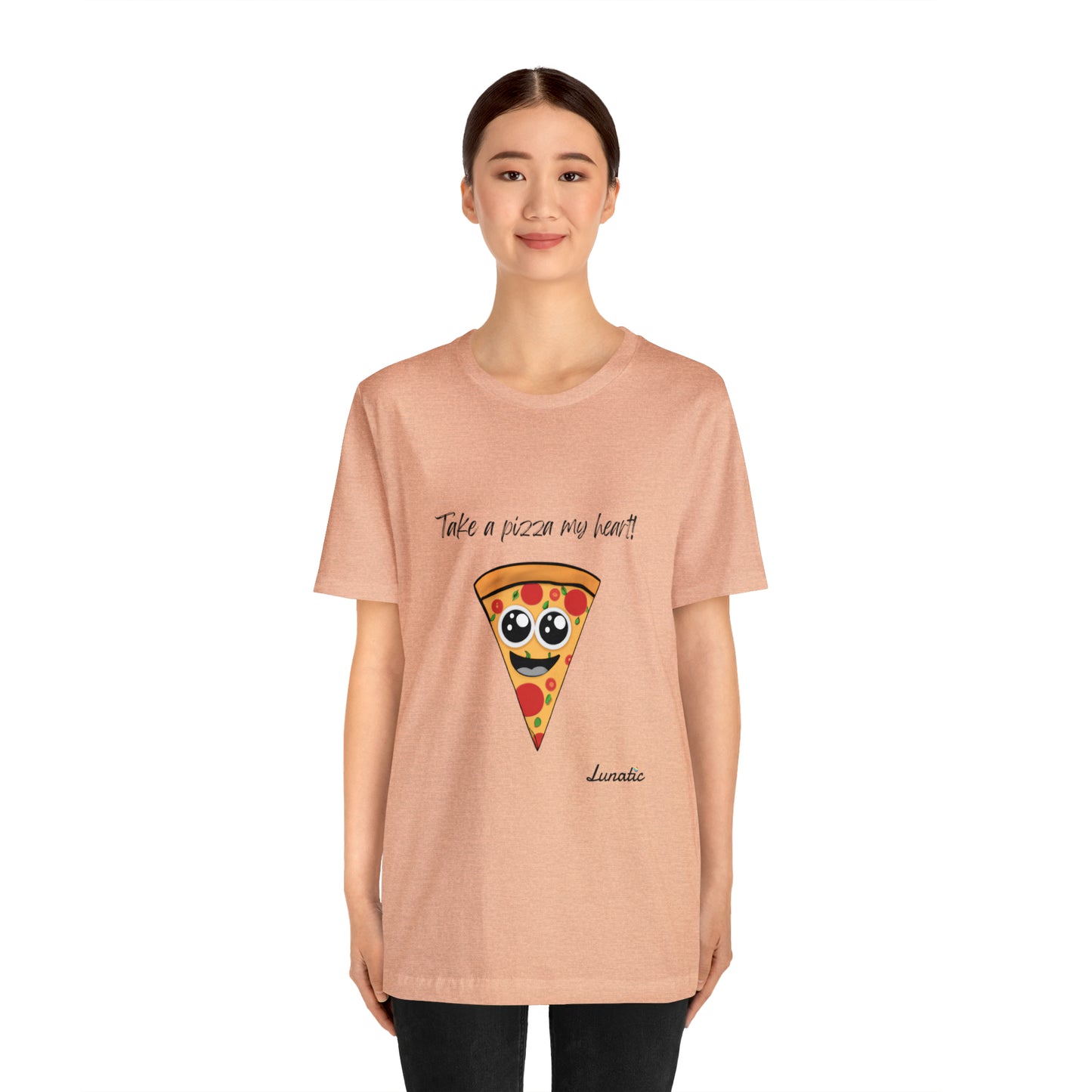 "Take a pizza my heart" Unisex T-Shirt