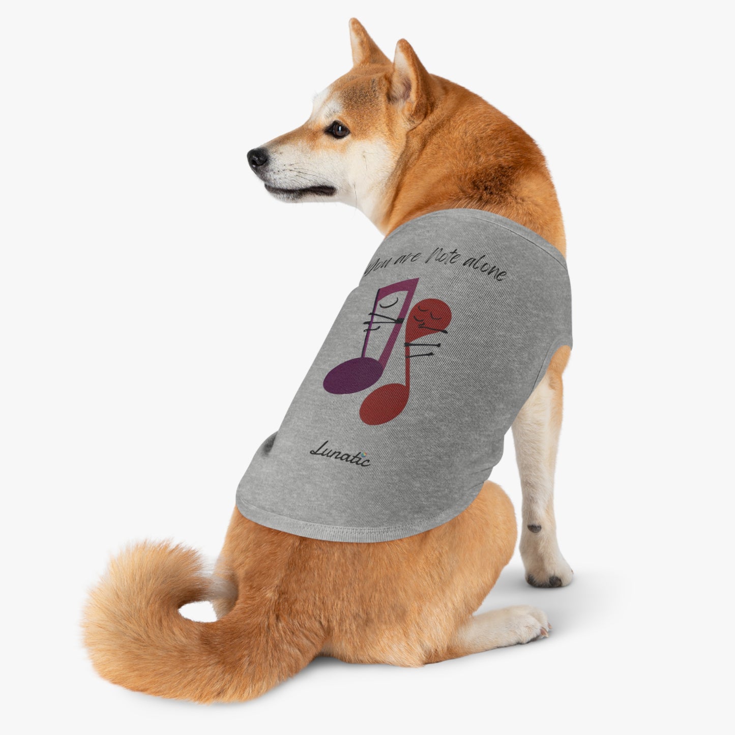 "You are Note alone" Pet Tank Top