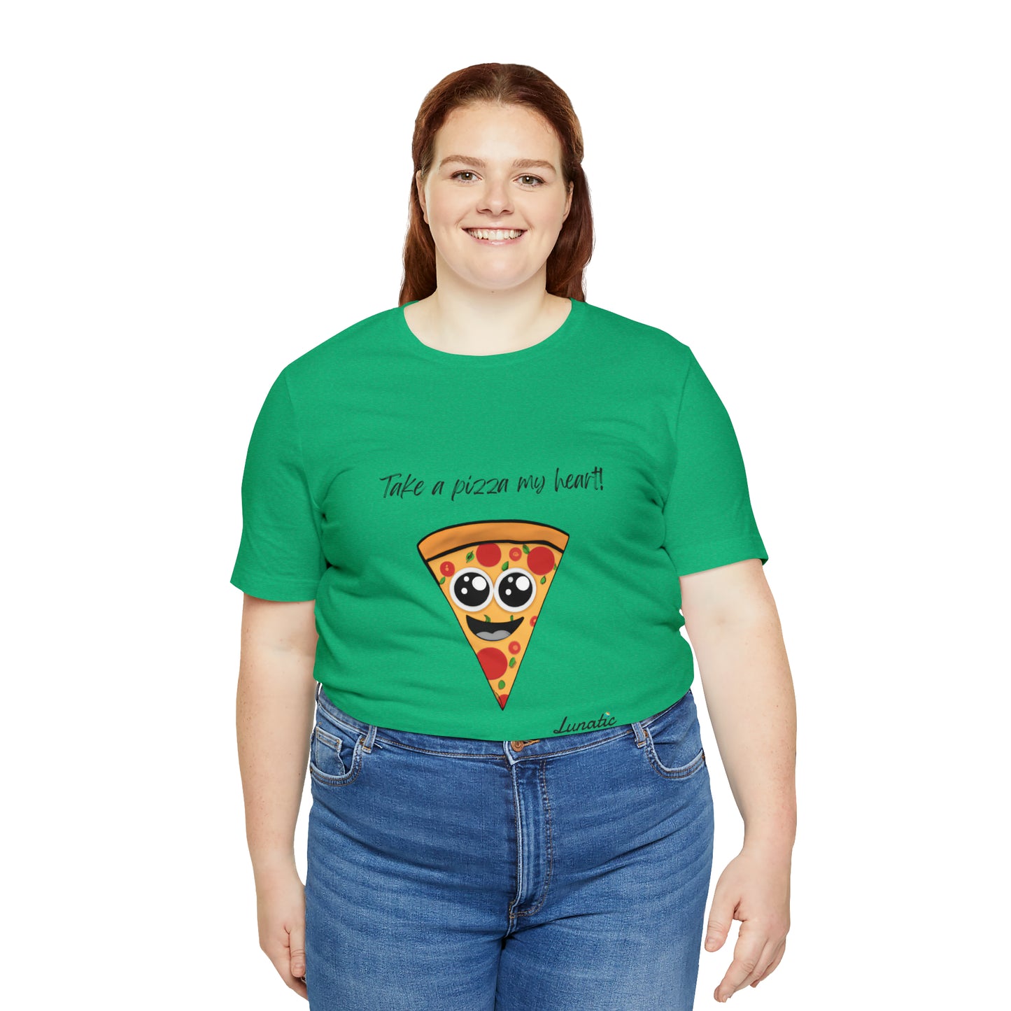 "Take a pizza my heart" Unisex T-Shirt