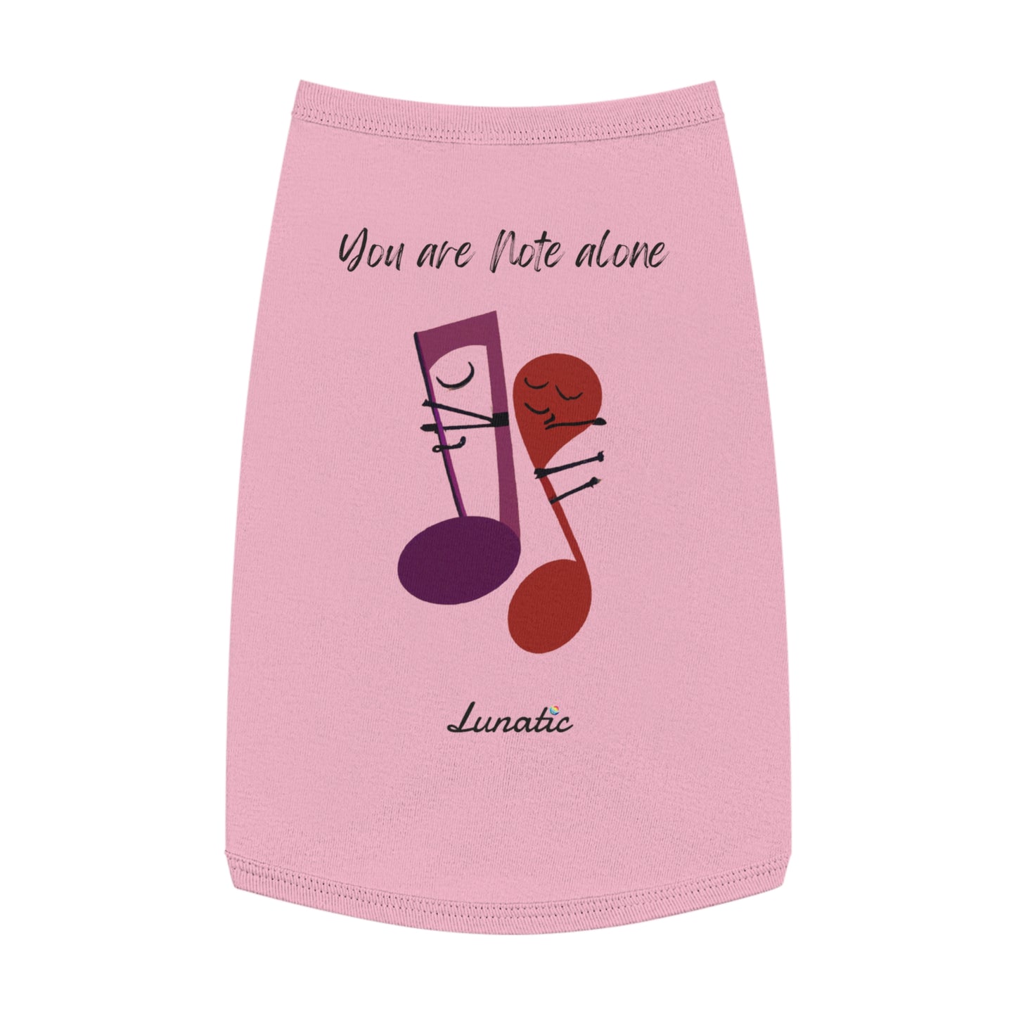 "You are Note alone" Pet Tank Top