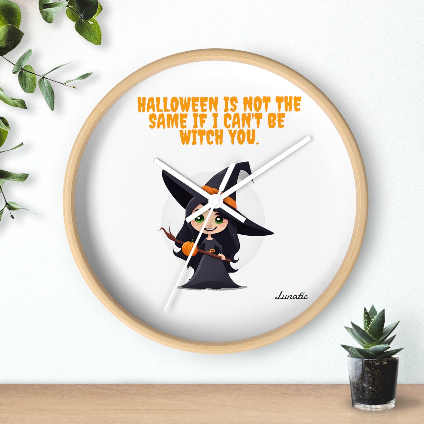 Witch Wall Clock