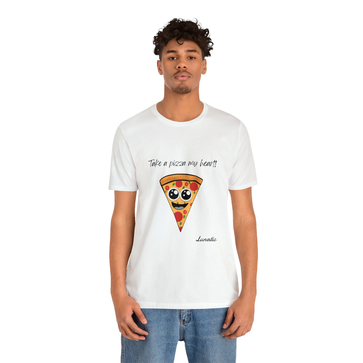 "Take a pizza my heart" Unisex T-Shirt