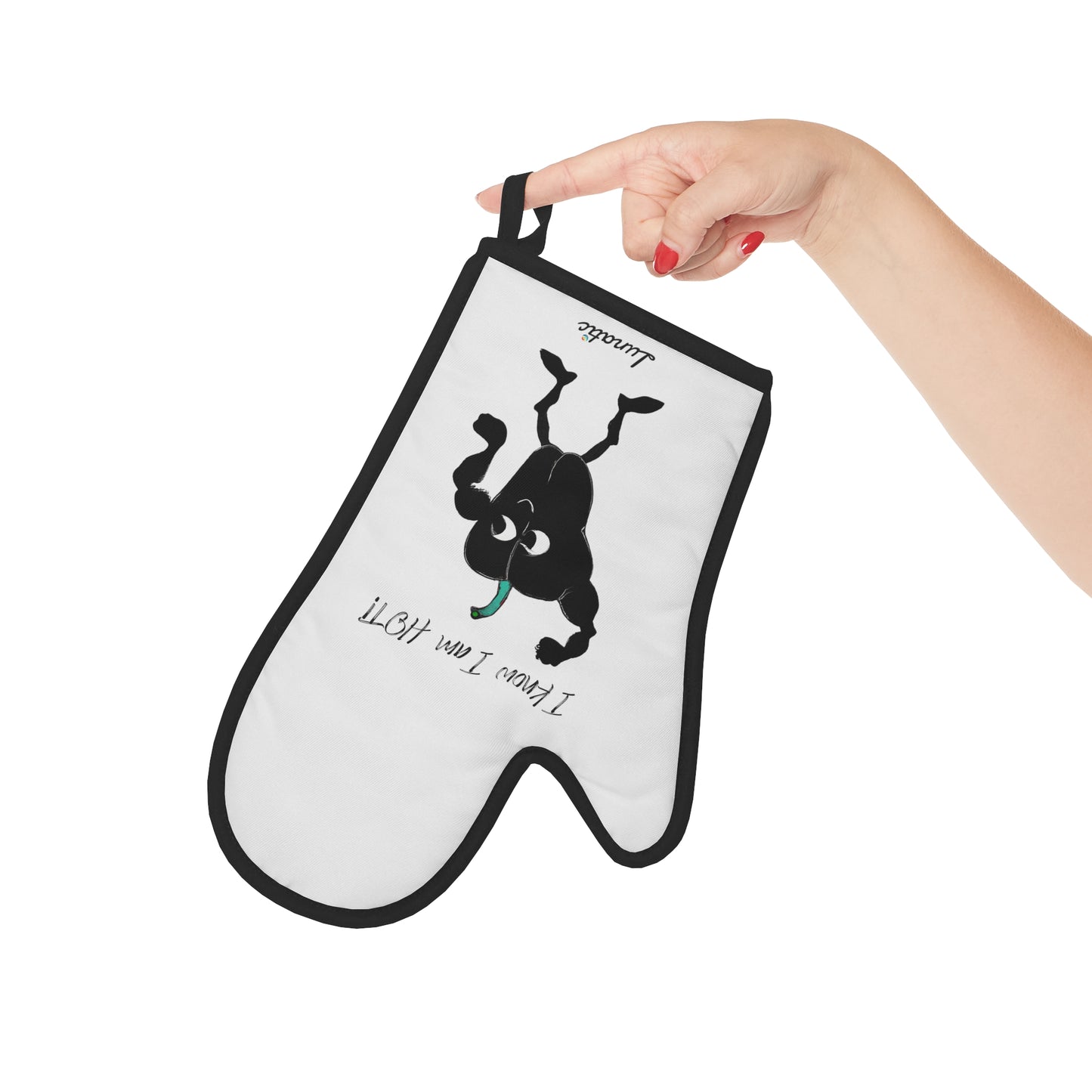 "I know I am hot" Oven Glove