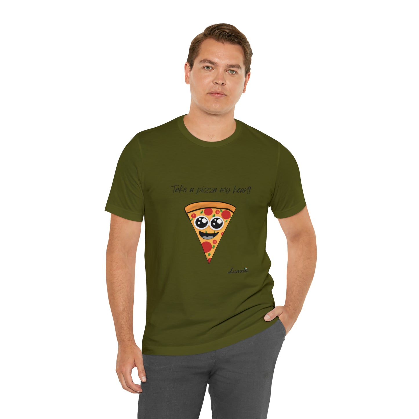 "Take a pizza my heart" Unisex T-Shirt