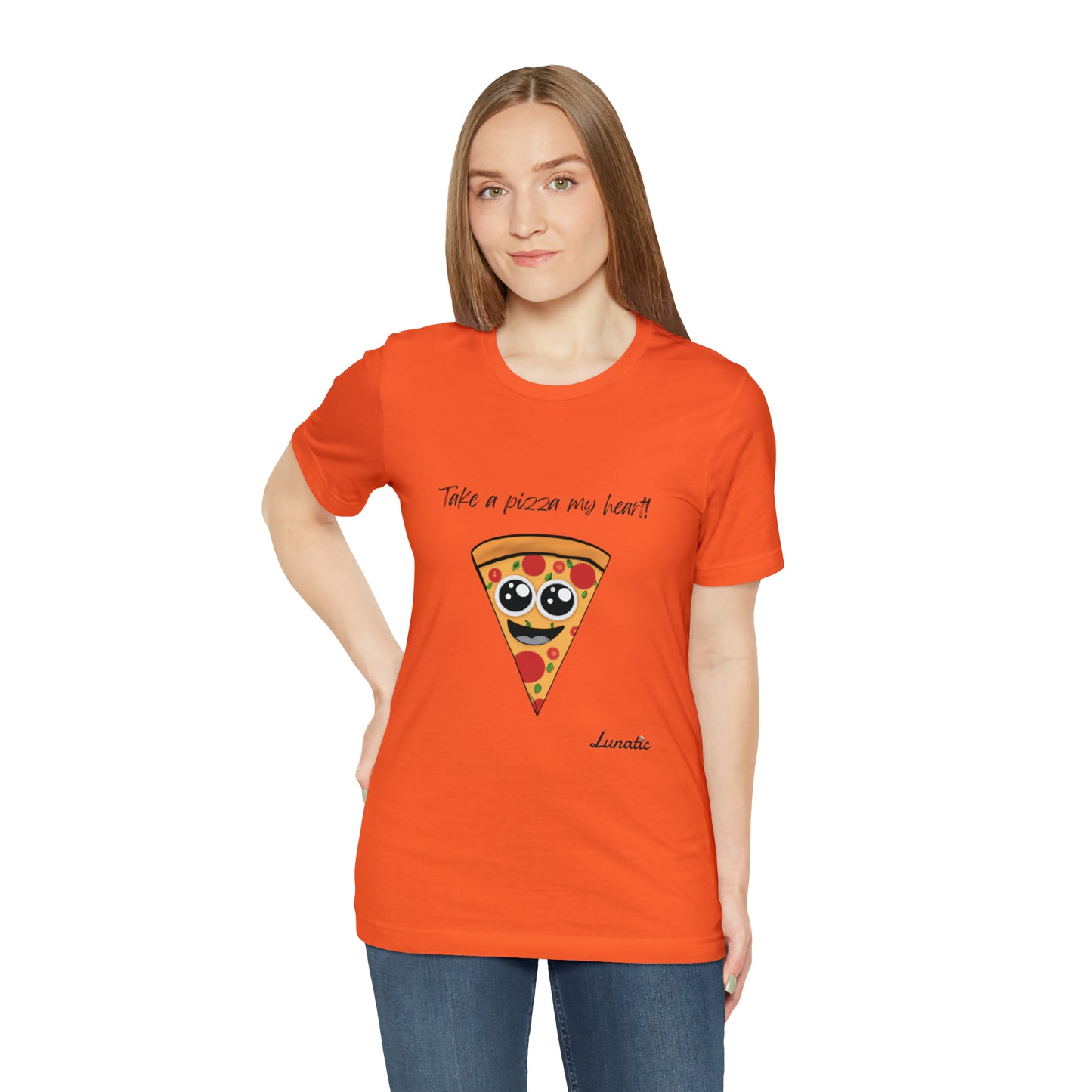 "Take a pizza my heart" Unisex T-Shirt