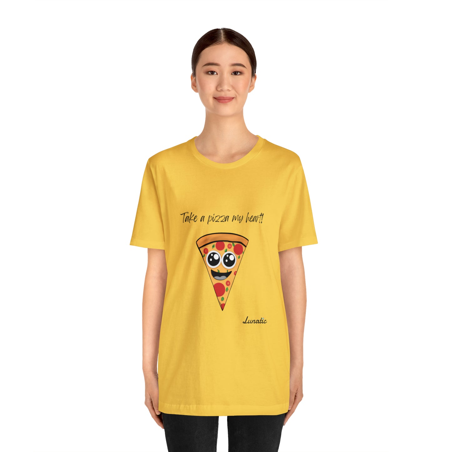 "Take a pizza my heart" Unisex T-Shirt